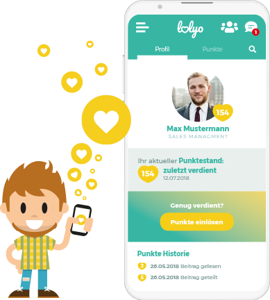 Mitarbeiter-App MItarbeitermotivation