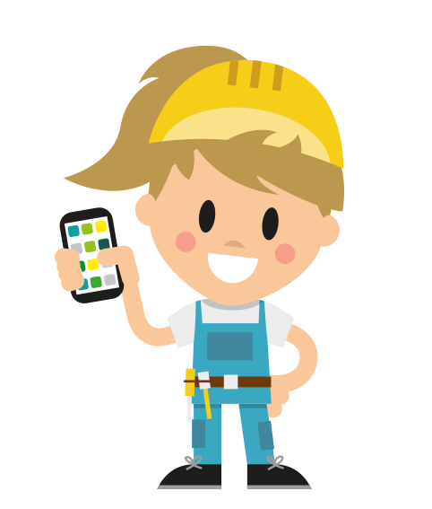 Mitarbeiter App für Bauunternehmen