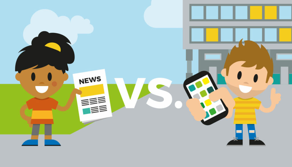 Mitarbeiterzeitung vs. Mitarbeiter-App Vergleich Bild 