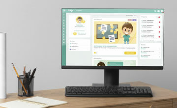 LOLYO Mitarbeiter-App als Social Intranet am PC für Desktop-Worker Vorschau