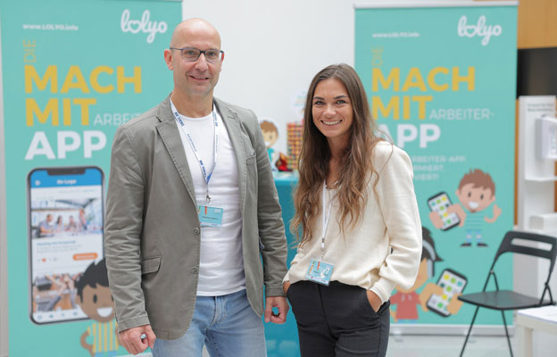 LOLYO MACH MITarbeiter-App - Thomas Mörth und Anna Umfahrer