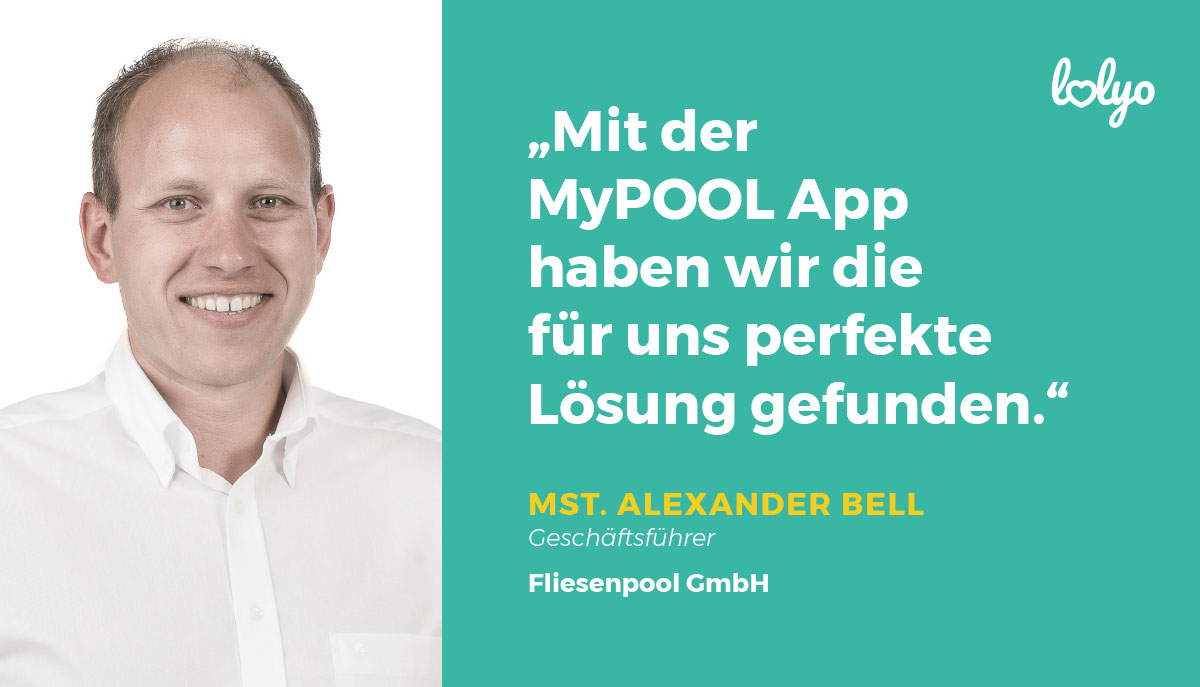 LOLYO MACH MITarbeiter-App Mst. Alexander Bell von Fliesenpool GmbH