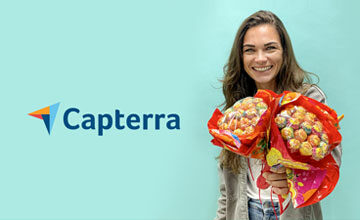 LOLYO Social Intranet auf Capterra bewerten, Blumenstrauß sichern
