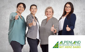 ALPENLAND Mitarbeiter-App von LOLYO mit dem Projekt Team