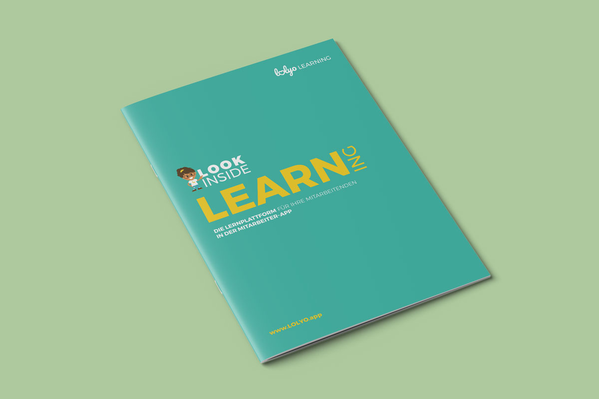 Mitarbeiter-App - LOOK Inside Broschuere - LOLYO Lerning Whitepaper - kostenloser Download