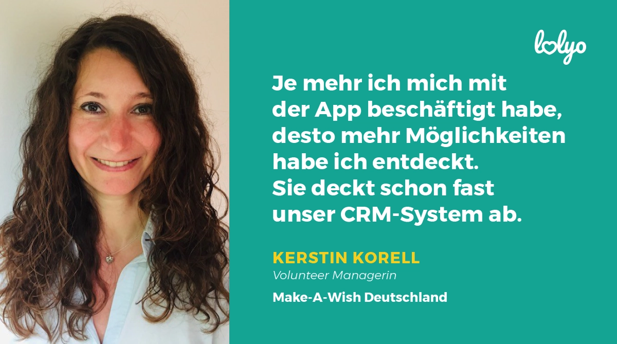 Zitat „Je mehr ich mich mit der App beschäftigt habe, desto mehr Möglichkeiten habe ich entdeckt. Sie deckt schon fast unser CRM-System ab.“